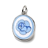 Printing 304 Stainless Steel Pendants STAS-K304-05B-P-1