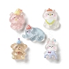 Transparent Resin Cabochons RESI-K043-26-1