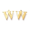 PVD Vacuum Plating  304 Stainless Steel Charms STAS-H112-W-G-2