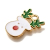 Christmas Theme Alloy Enamel Pendants FIND-I040-01C-2