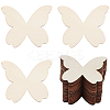 50Pcs Wood Cutouts DIY-SP0004-64C-01-1