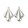 Non-Tarnish 304 Stainless Steel Pendants STAS-L268-003P-1