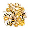 20Pcs 5 Styles Alloy Enamel Pendants ENAM-FP0002-57-4