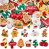 60cs 2 Styles Christmas Opaque Resin Decoden Cabochons RESI-SP0001-02B-1
