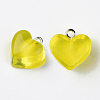 Transparent Resin Pendants RESI-R429-30G-2