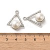 Alloy with Rhinestone Pendants FIND-B032-06P-3