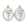 304 Stainless Steel Pendants STAS-I358-12P-04-1
