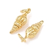 Brass Charms KK-G549-17B-G-2
