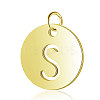 Ion Plating(IP) 304 Stainless Steel Charms A-STAS-S105-T514G-S-1