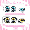 2 Sets Felt Craft Doll Eye AJEW-PH0006-60B-2