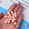 Opaque Striped Acrylic Beads MACR-S373-27D-08-7