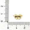 Brass Micro Pave Cubic Zirconia Slide Charms KK-G526-01G-3