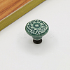 Porcelain Cabinet Door Knobs CABI-PW0001-075E-1