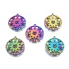 Ion Plating(IP) 201 Stainless Steel Pendant STAS-B027-12MC-3