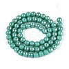 Electroplate Opaque Glass Beads Strands GLAA-T032-P6mm-AB12A-2