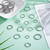 30Pcs 6 Styles Tarnish Resistant 304 Stainless Steel Open Jump Rings STAS-LP0001-62-3