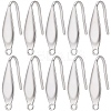80Pcs 316 Surgical Stainless Steel Earring Hooks STAS-SC0005-65-1