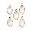 Natural Quartz Crystal Faceted Pendants G-G193-01G-07-1