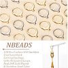 120Pcs 2 Style 304 Stainless Steel Leverback Earring Findings STAS-NB0001-54-4