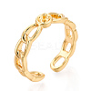 Brass Cup Peg Ring Settings KK-N274-32G-1