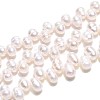 Natural Cultured Freshwater Pearl Beads Strands PEAR-T006-09-2