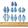 16Pcs 7 Styles Transparent Epoxy Resin Pendants RESI-FS0002-33A-5