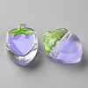 Transparent Enamel Acrylic Beads TACR-S155-003J-2
