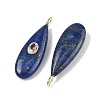 Dyed Natural Lapis Lazuli Pendants G-D357-03F-2