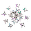 20Pcs 4 Colors Alloy Enamel Pendants ENAM-TA0003-29P-3