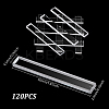 120Pcs Transparent Acrylic Sheets FIND-GA0007-20B-2