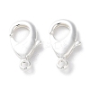 Rack Plating Brass Lobster Claw Clasps KK-F090-27S-03-1