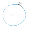 Waxed Cotton Cord Necklace Making MAK-S034-009-2