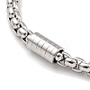 Tarnish Resistant 304 Stainless Steel Box Chain Bracelets for Women LS-BJEW-R318-03A-P-3