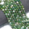 Natural Banded Agate Beads Strands G-K389-E18-01-2