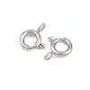 304 Stainless Steel Spring Gate Rings X-STAS-P437-11P-2