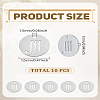 10Pcs 304 Stainless Steel Charms STAS-LP0003-19C-2