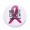 Breast Cancer Awareness Month Tinplate Brooch Pin LS-JEWB-G016-01P-05-1