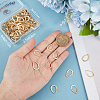 100Pcs 304 Stainless Steel Open Pendants STAS-BBC0002-55-3