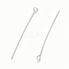 Tarnish Resistant 304 Stainless Steel Eye Pins STAS-O105-01P-0.6x40mm-2