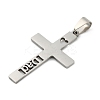 Non-Tarnish Father's Day 201 Stainless Steel Pendants STAS-N103-189P-2