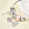 Alloy European Beads Charm Bracelets BJEW-F495-05P-5