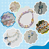 560Pcs 2 Styles Transparent Crackle Glass Beads Strands CCG-PH0001-25-5