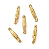 304 Stainless Steel Textured Rectangle Links Connector Charms STAS-D211-01A-G-1