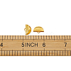 Iron Ribbon Crimp Ends IFIN-TAC001-06A-G-6