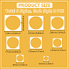 16Pcs 8 Sizes PP Plastic Hollow Out Drawing Painting Stencils Templates DIY-WH0699-92A-3