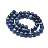 Natural Dumortierite Quartz Bead Strands G-I224-01-10mm-2