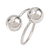 Brass Cuff Rings for Women RJEW-Z113-18P-2