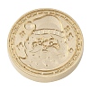 Christmas Series Wax Seal Brass Stamp Head AJEW-M037-01G-17-2