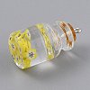 Transparent Glass Wishing Bottle Pendant Decorations LS-EGLA-B002-02A-2