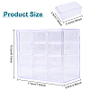 12 Compartment Plastic Storage Box for Office Supplies and Jewelry AJEW-YWC0009-001-2